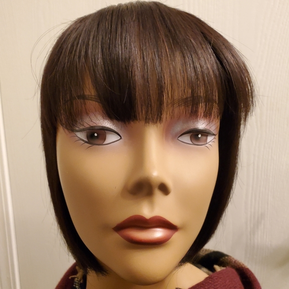 New Human Hair Blend Bob Wig - Picture 3 of 6